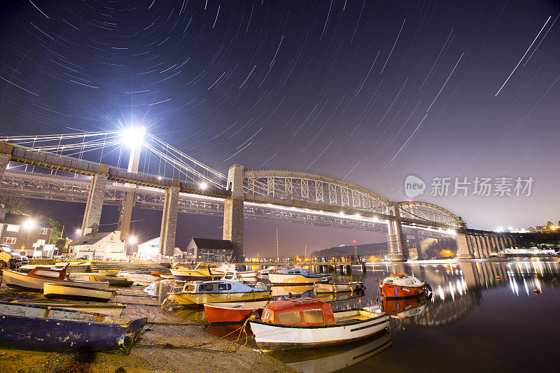 Saltash Waterfront at Night